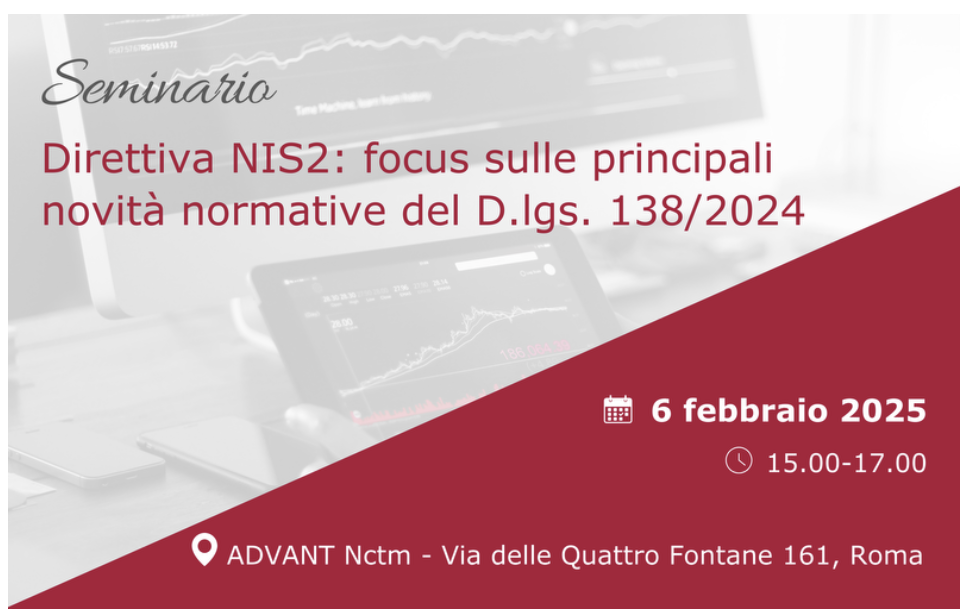 Direttiva NIS2: focus sulle principali novità normative del D.lgs. 138/2024